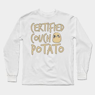 Certified Couch Potato Long Sleeve T-Shirt